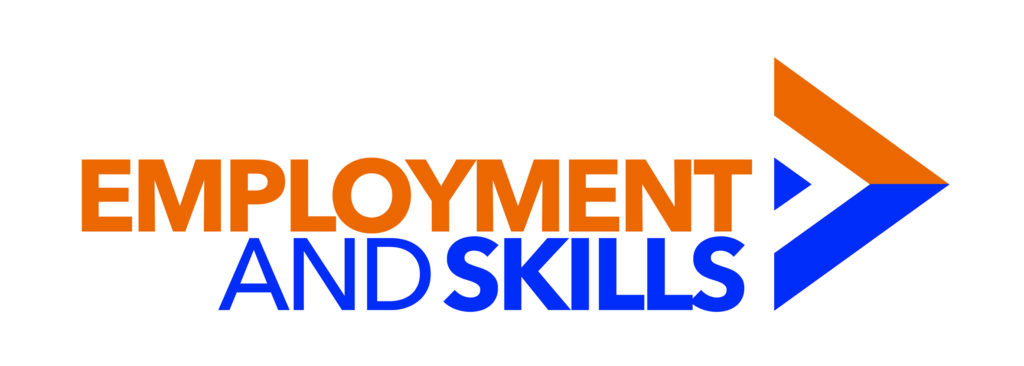 The North Tyneside Council Employment and Skills logo